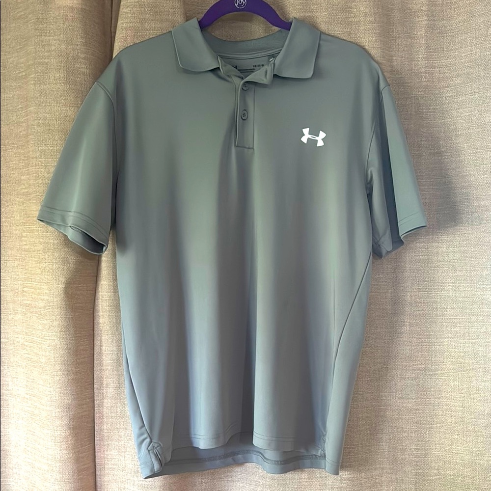 Under Armour Gray Performance Polo Shirt
